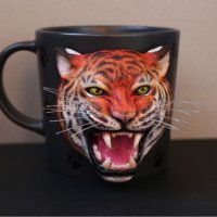 Tiger With Grin V.2 Mug With Decor