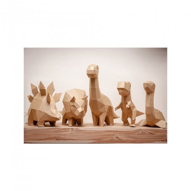 5 Iconic Dinosaurs 3D Building Set