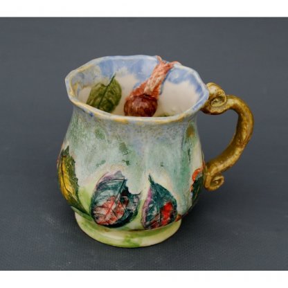 Snail On Leaf Mug With Decor