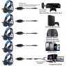 Pacrate (Blue) RGB USB Gaming Headset