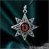 Ishtar Star with Iguana Lizard Eye Pendant