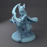 Bone Lady Kitsune Figure (Unpainted)