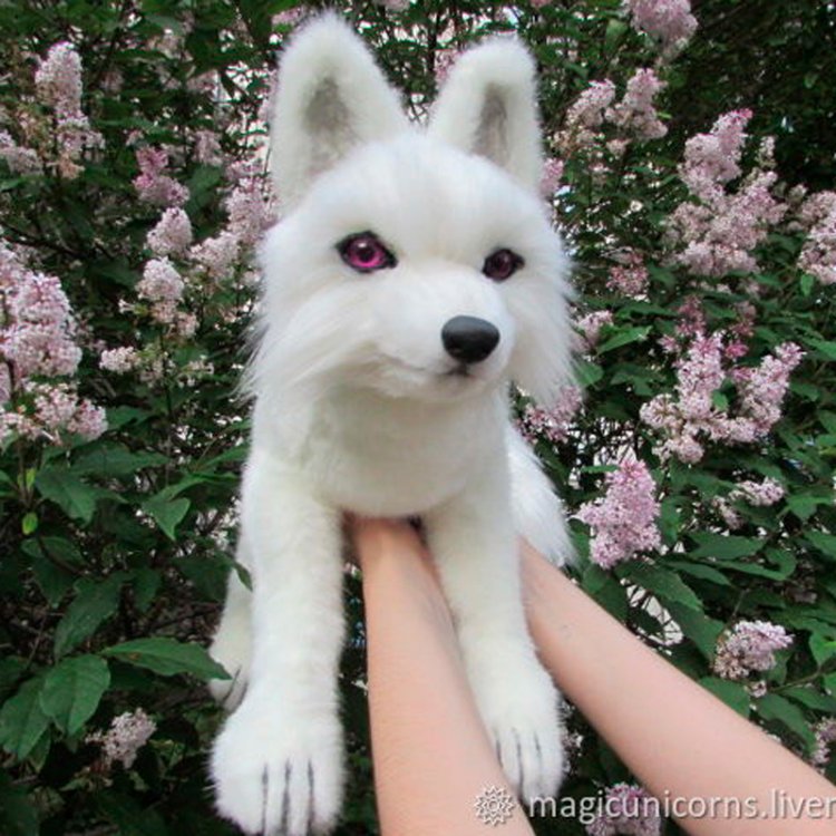 White Wolf Soft Toy