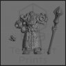 Bodraz the Lord of the Void, Orc Sorcerer Figure (Unpainted)
