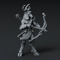 Marksman Horn Figure (Unpainted)