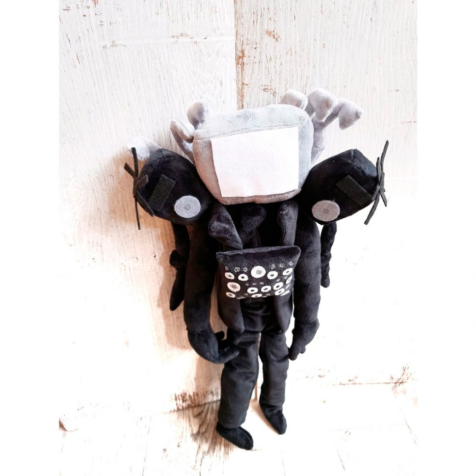 Skibidi Toilet Titan Clockman Plush,Monster Stuffed Animal Plush Doll 2024