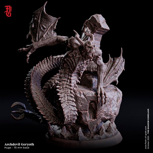 Archdevil - The Serpent Heriot Figure (Unpainted)