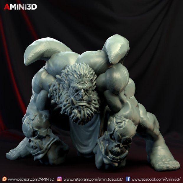 Charaz the Fighter Figure (Unpainted)