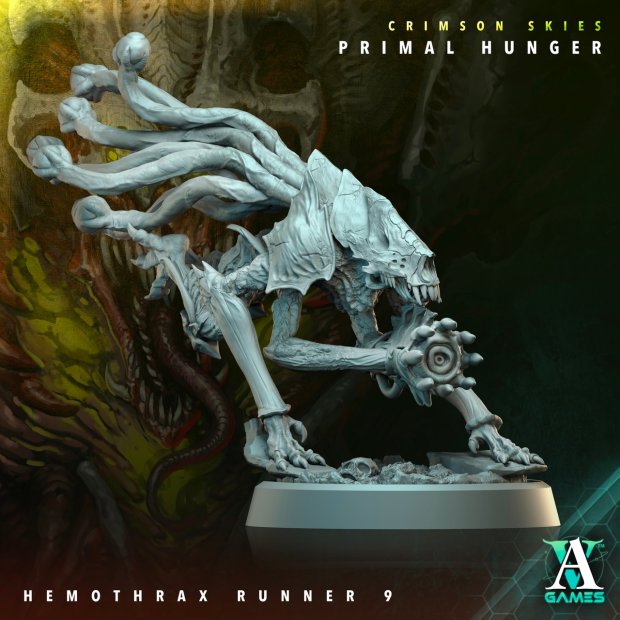Hemothrax Runner 03 Figure (Unpainted)