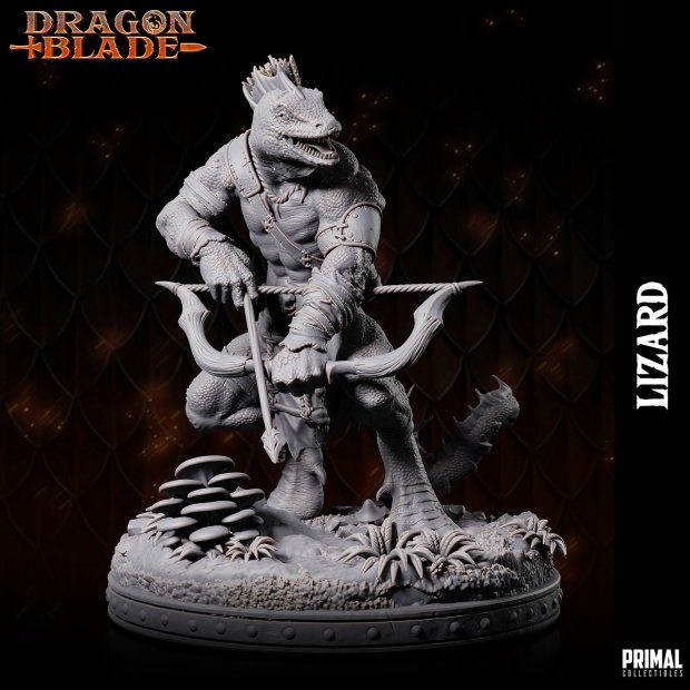 Lizard 02 Figure (Unpainted)