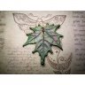 Gradient Green Maple Leaf Pendant Necklace