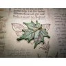 Gradient Green Maple Leaf Pendant Necklace