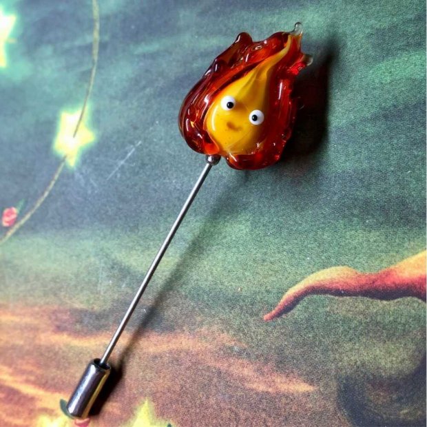 Howl's Moving Castle - Calcifer Brooch
