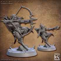 Blacktongue Assassin 02 Figure (Unpainted)