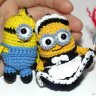 Minion Knitted Keychain (2 pcs)