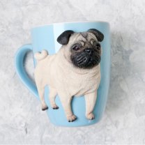 Pug Mug With Decor