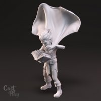 Lyndal Smoothends with a magic book Figure (Unpainted)