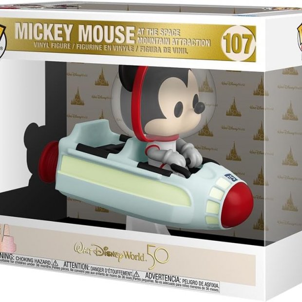 Funko Pop Rides: Walt Disney World 50th - Mickey at The Space Mountain Attraction Figure