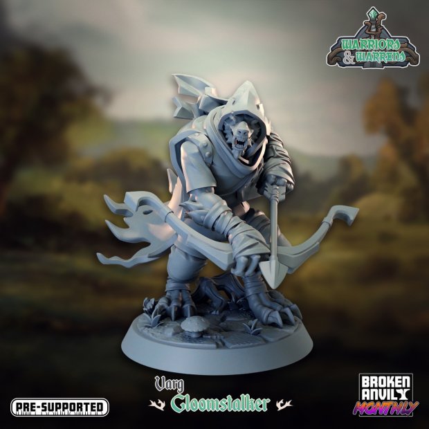 Varg Gloomstalker Figure (Unpainted)