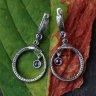 Handmade Ouroboros Earrings