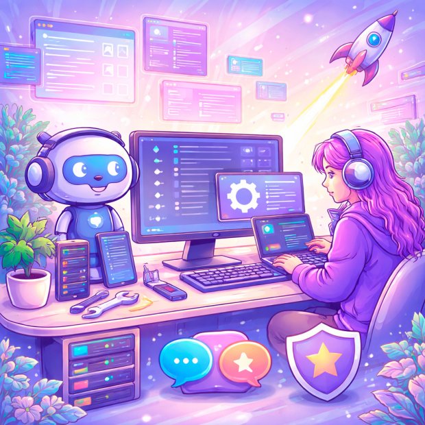 I will create a turnkey Discord server, set up and design the discord