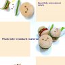 Food-Shaped Squeaky Pet Toy (Rice Ball)