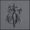 Victoria Is A Charming Witch Figure (Unpainted)