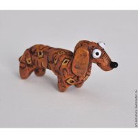 Curious Dachshund Figure