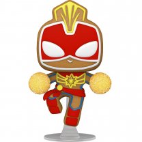 Funko POP Marvel: Holiday - Gingerbread Captain Marvel Figure