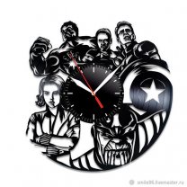Handmade The Avengers Vinyl Wall Clock