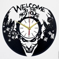Handmade Joker V.2 Vinyl Wall Clock