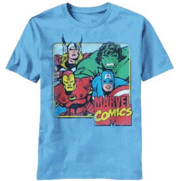 Official Marvel - Square Wash Youth T-Shirt