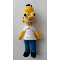 The Simpsons - Homer Simpson (21 cm) Crochet Plush Toy
