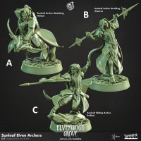 High Elves Warriors Figure (Unpainted)