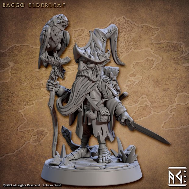 Baggo Elderleaf Figure (Unpainted)