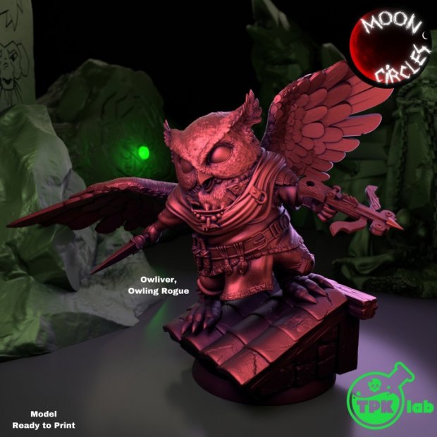 Owliver - Owling Rogue Figure (Unpainted)