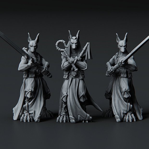 Elite squad of ancient dogs Figure (Unpainted)