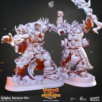 Sulgha - Sorcerer Orc Figure (Unpainted)