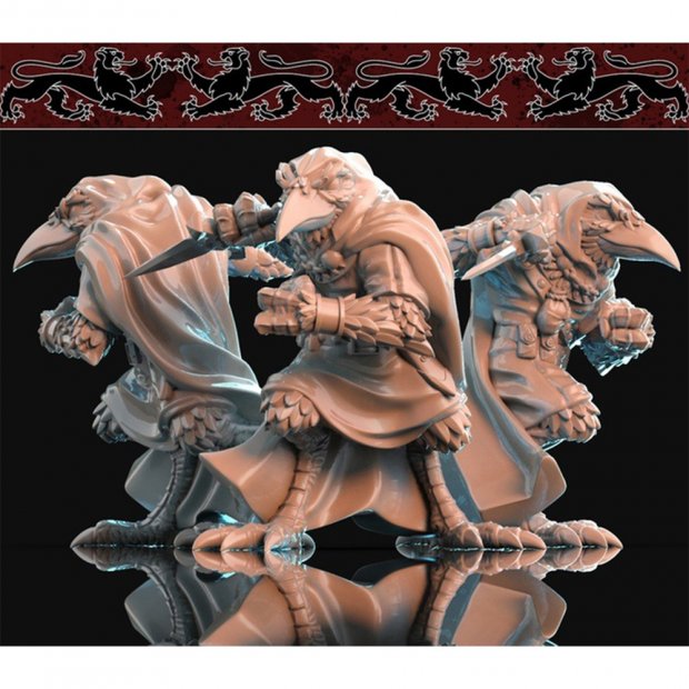 Dakh Shahal with a dagger Figure (Unpainted)