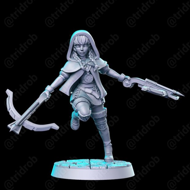 Linka (Human, Robber) Figure (Unpainted)