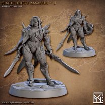 Blacktongue Assassin 03 Figure (Unpainted)