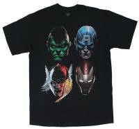 Official Marvel - Four Avengers T-Shirt