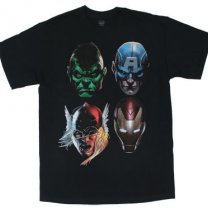 Official Marvel - Four Avengers T-Shirt