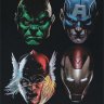 Official Marvel Four Avengers T-Shirt