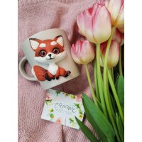 Fox Mug With Decor