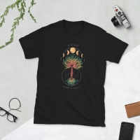 Tree Of Life Moon Phases Chakra T-Shirt