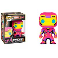 Funko POP Marvel: Black Light - Iron Man Figure