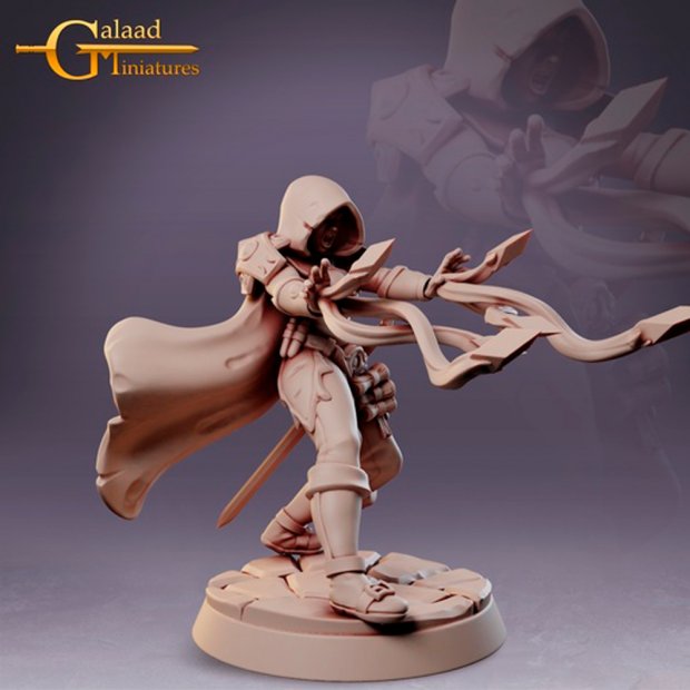 Mage Arcane Spell Figure (Unpainted)