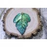 Physocarpus Opulifolius Leaf Pendant Necklace