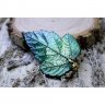 Physocarpus Opulifolius Leaf Pendant Necklace